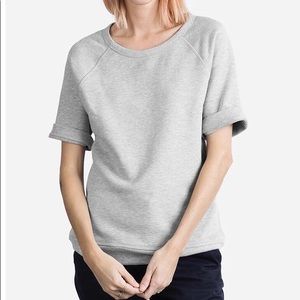 Everlane Short Sleeve Sweatshirt